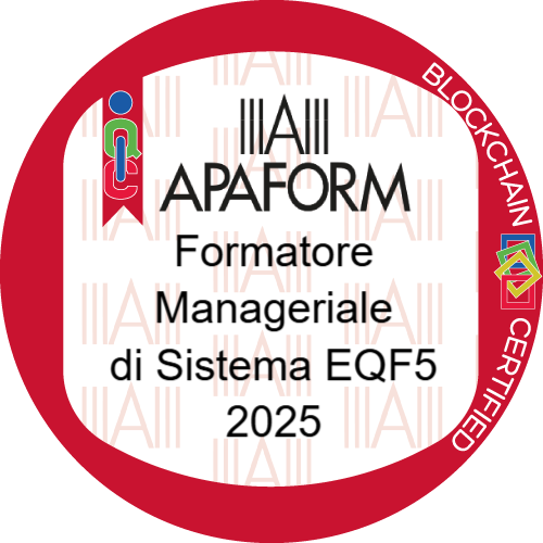 Formatore manageriale di sistema livello EQF 5 stimato da APAFORM